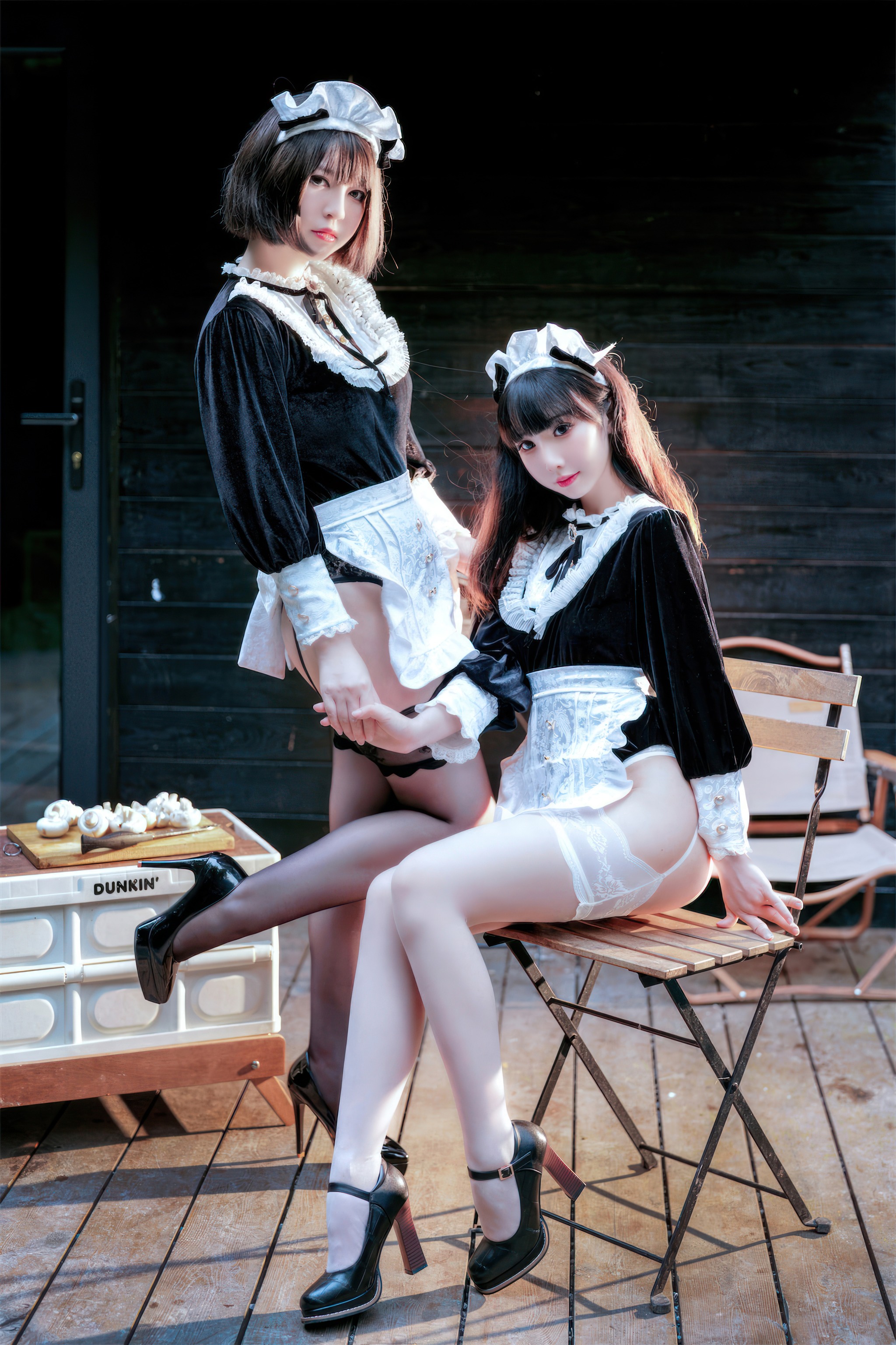 图片[1]-半半子 – NO.053 面饼仙儿 – Maid姉妹 [74P]-XikXak